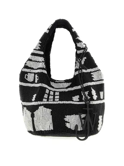 JW ANDERSON BEADED MINI SHOPPING BAG