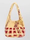 Jw Anderson Beaded Structured Shoulder Bag With Top Handle In Multi