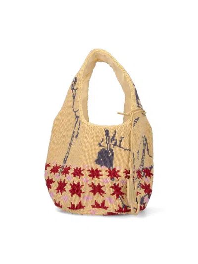 Jw Anderson Beads Mini Bag In Multi