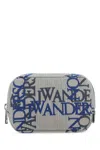 Jw Anderson Fabric Embroidered Travel Case In Printed