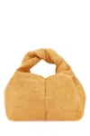 Jw Anderson Beige Fabric Mini Twister Hobo Handbag In Beige