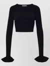 JW ANDERSON BELL SLEEVES VISCOSE BLEND SWEATER