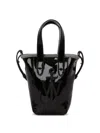 Jw Anderson J. W. Anderson Belt Anchor Logo Mini Tote Bag In Black