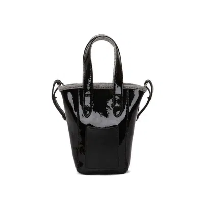 Jw Anderson Belt Anchor Logo Mini Tote Bag Black > Shoulder In ["black"]