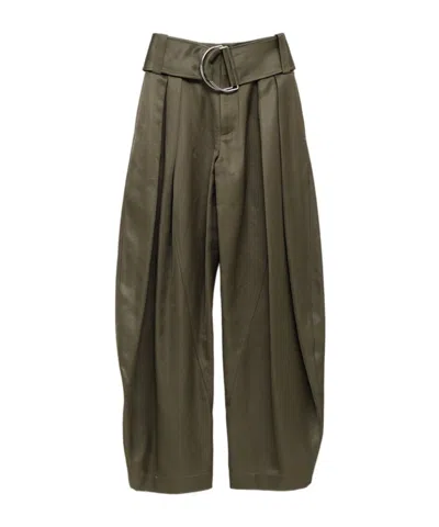 JW ANDERSON JW ANDERSON PLEATED D-RING TROUSERS