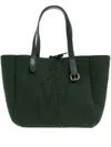 Jw Anderson Belt Tote In Green