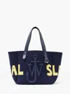 Jw Anderson Belt Tote Bag - 'real Sleep' Slogan Shoulder Bag