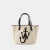 Jw Anderson Belt Tote Handbag In Neutral