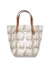 Jw Anderson Embroidered-logo Tote Bag In 104