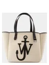 Jw Anderson Belt Tote Handbag In White