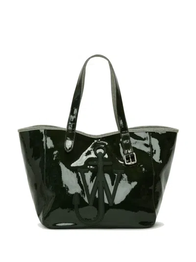 Jw Anderson Belt Tote Caoted Denim Cotton