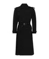 Jw Anderson Belted Double-breasted Coat In Black