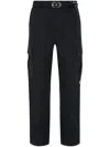 JW ANDERSON BELTED PADLOCK CARGO TROUSERS FOR MEN