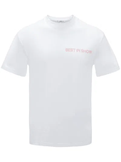 Jw Anderson Best In Show T-shirt In White