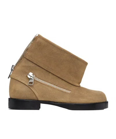 Jw Anderson Biker Ankle Boots In Brown