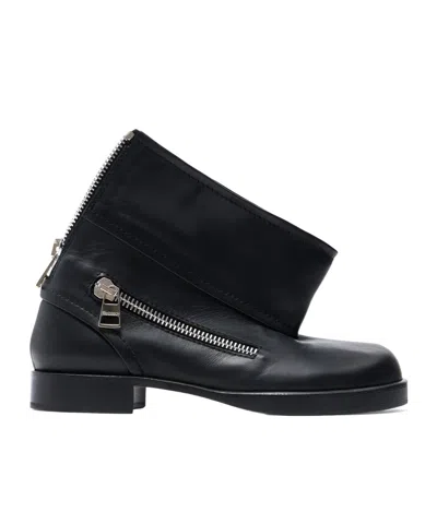 JW ANDERSON BIKER BOOT - LEATHER ANKLE BOOT