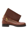 Jw Anderson Stiefeletten Aus Leder In Burgundy