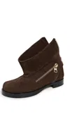 Jw Anderson Biker Boots Brown