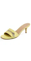 Jw Anderson Biker Heel Sandals Lemonade