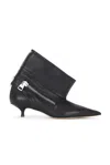 Jw Anderson Biker Kitten Heel Boot Black