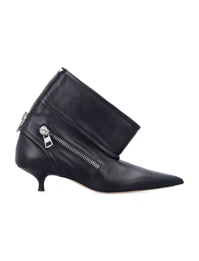 Jw Anderson Biker Kittrn Heel In Black