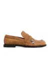 Jw Anderson Biker Loafers In Brown