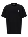 Jw Anderson Men Short Sleeves T-shirt With Logo In Black
