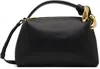 Jw Anderson Small Jwa Corner Leather Crossbody Bag In 999 Black