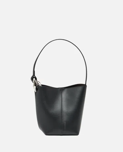 JW ANDERSON BLACK CORNER SMALL BUCKET BAG