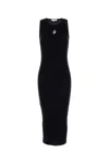 Jw Anderson J. W.anderson Anchor Embroidery Twisted Strap Dress By J. W.anderson In Black