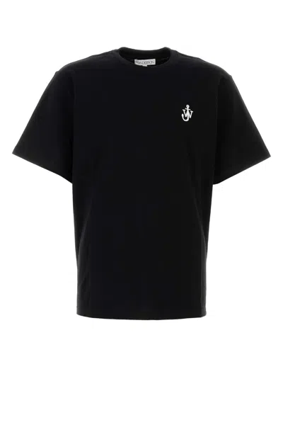 Jw Anderson Black Cotton T-shirt