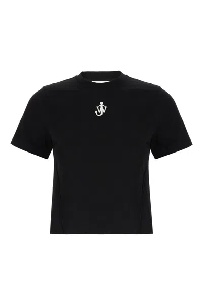 Jw Anderson Black Cotton T-shirt