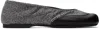 Jw Anderson Crystal-embellished Ballerina Flats In 19160-001-black