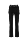Jw Anderson Woman Jeans Black Size M Cotton In Black