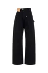 Jw Anderson Twisted Jeans In Black