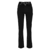 Jw Anderson Woman Jeans Black Size M Cotton In Black