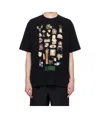 Jw Anderson Diorama Printed T-shirt In Black