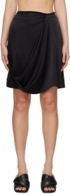 Jw Anderson J.w. Anderson Drapared Black Skit In 999 Black