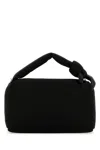 Jw Anderson Borsa A Mano Jwa Puffy In Tessuto Nero Donna In Black