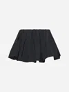 Jw Anderson Memory Gathered Taffeta Mini Skort
