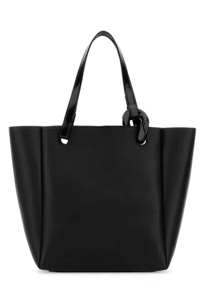 JW ANDERSON BLACK JWA CORNER TOTE BAG