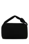 Jw Anderson Borsa A Mano Jwa Puffy In Tessuto Nero Donna In Black