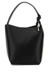 Jw Anderson Borsa A Secchiello In Pelle Nera  Donna In Black