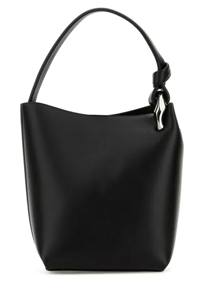 Jw Anderson Black Leather Bucket Bag