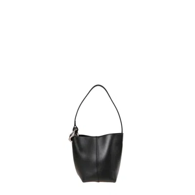 Jw Anderson Black Leather Bucket Bag