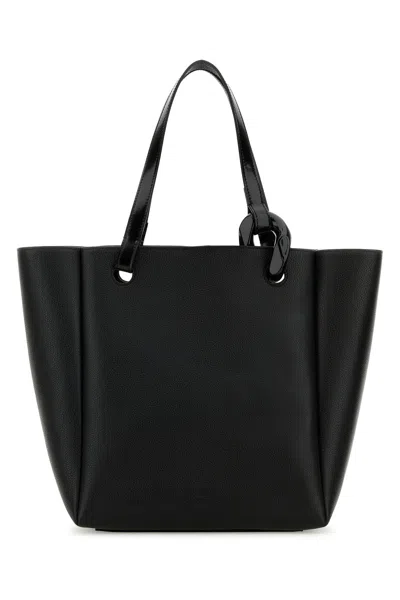 Jw Anderson Corner Tote In Black