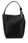Jw Anderson Borsa A Secchiello In Pelle Nera  Donna In Black