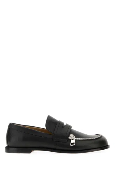 Jw Anderson Black Leather Loafers