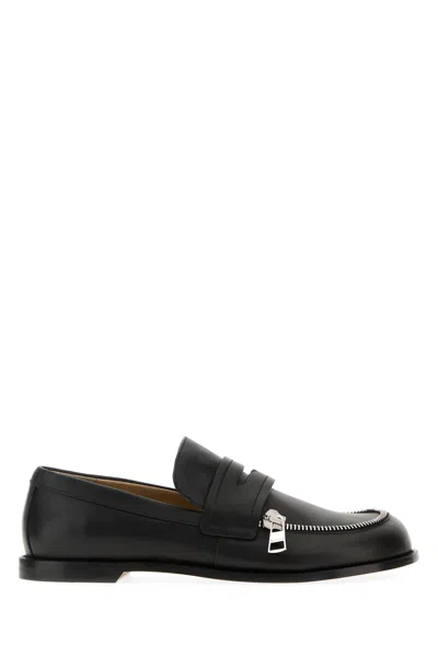 Jw Anderson Black Leather Loafers