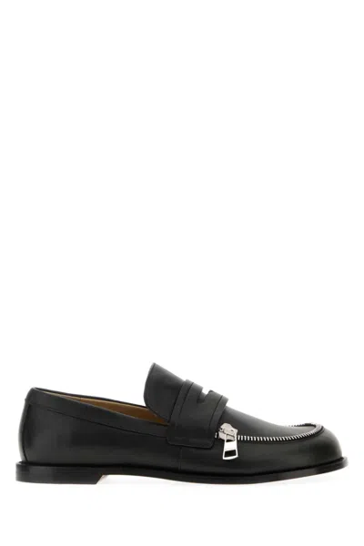 Jw Anderson Black Leather Loafers